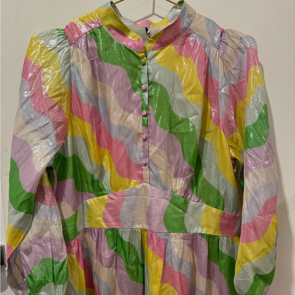 NWOT Celia B Jakarta Rainbow Dress